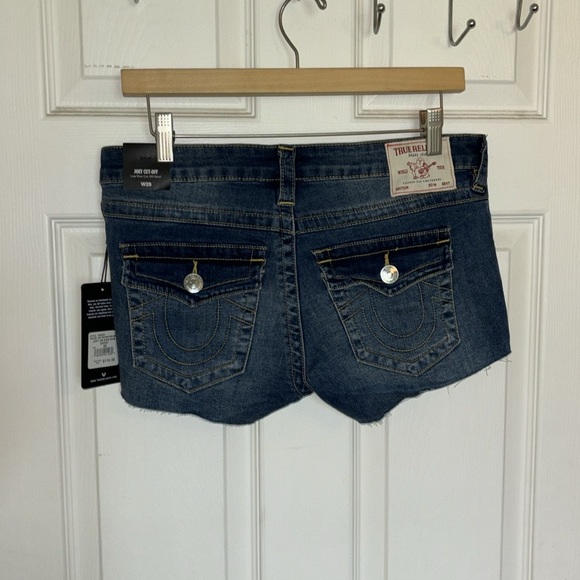 NWT Womens True Religion Joey Cut-Off Low Rise Shorts 29 MSRP $119 - Picture 8 of 9
